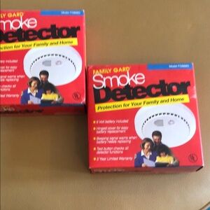 Vintage Family guard Smoke Detector -